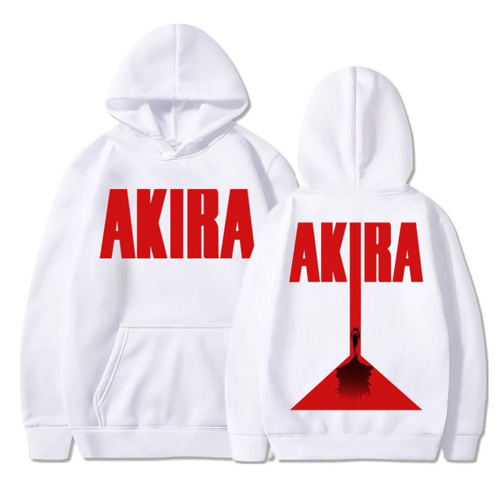 Japanese Anime Akira Harajuku Hoodie Science Fiction Movie Shotaro Kaneda Hooded Sweatshirt Oversized Long Sleeve