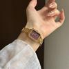 Retro Style Premium Gray Square Bracelet Watch Femininity Simple Niche Temperament Women's Workplace Watch