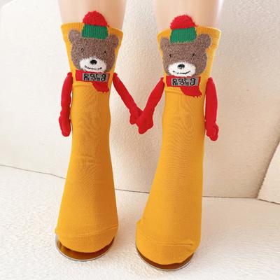 Yousheng Magnetic Holding Hands Socks Novelty Funny Christmas Holding Hands Socks Xmas Stocking Stuffer Gag Gifts for Women Men