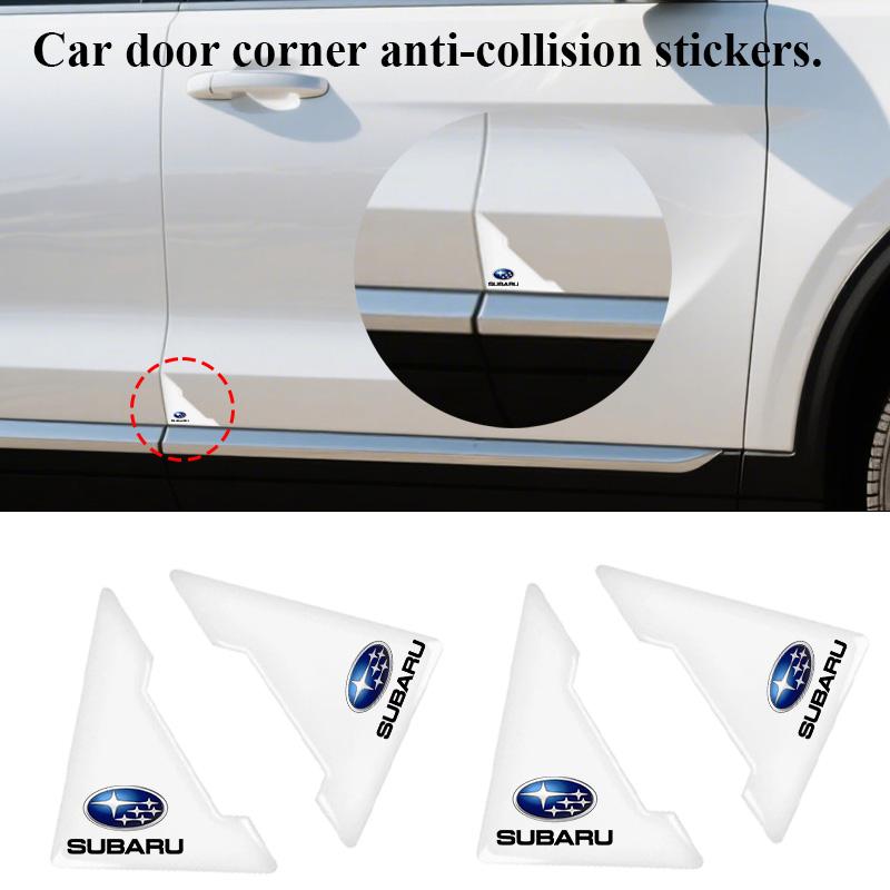 Anti-collision and anti-scratch stickers for car door corners For Subaru Forester impreza Outback Legacy Tribecacar WRC XV Car Z14