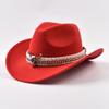Neuer Western-Stil Cowboyhut für Herren und Damen Outdoor Reise Ritterhut