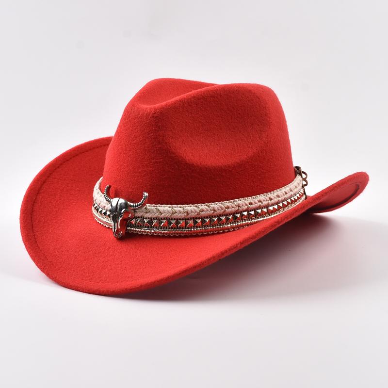 Neuer Western-Stil Cowboyhut für Herren und Damen Outdoor Reise Ritterhut
