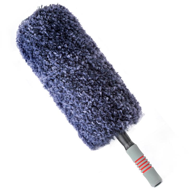 Telescopic Long Handle Car Wash Mop and Fiber Duster Brush