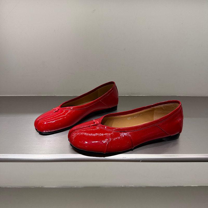 Sapatilhas Mary Jane Femininas de Pele com Solado Macio e Dedos Separados - Sapatos Baixos de Couro Confortáveis