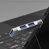 Aluminum Alloy 3-port Usb3.0 Hub Compact Portable In-line Usb Hub Extensions Adapter Station Data