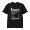 Engineer Definition T Shirt Men Engineering Funny Vintage Washed Comfortable Casual Top For Everyday Wear Designer Clothes