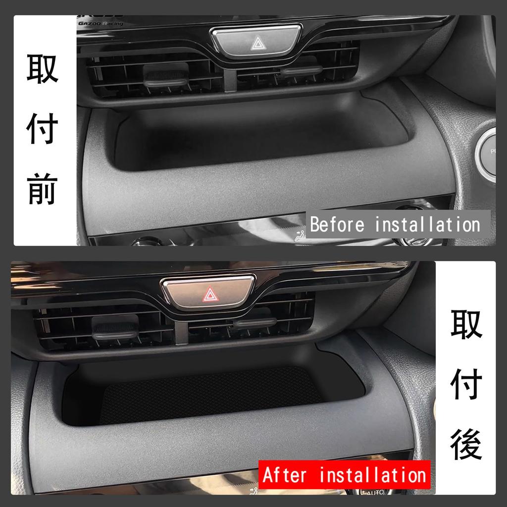 Kylorune Compatible New Model Yaris Cloth 10 Series 15 Series Accessories Console Tray Anti-Slip