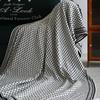 Aircraft Aviation Blanket Air Conditioning Blanket Office Sofa Nap Blankets Four Season Universal Knitted Blanket Nordic Style Bed Decoration Cover