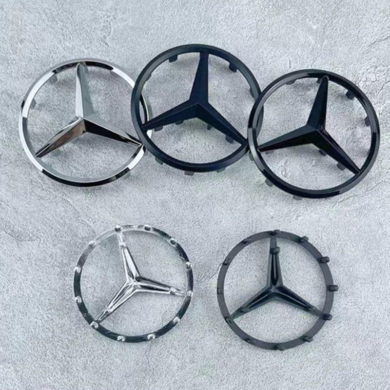 HOT SALE 52mm 57mm Car Steering Wheel Logo Badge Emblem Styling Accessories Mercedes Benz C E S Series CLA CLS W212 W205 W204