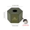 Camping Gas Can Case Anti-Fall Gas Canister Protective Cover Metal Fuel Cylinder Storage Case for Outdoor Camping