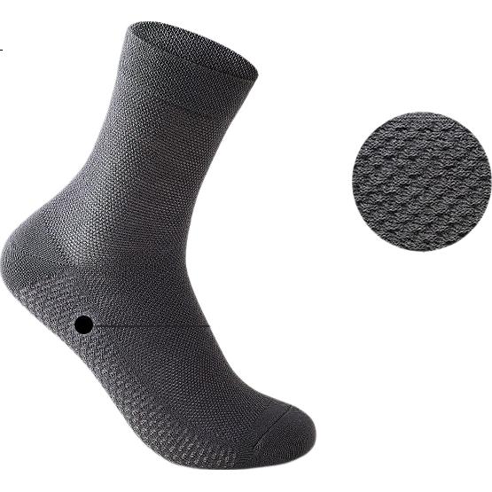 THREEGUN [Touch Series] Mesh Men's Socks, Summer Men's Socks, Pure Cotton Antibacterial Deodorizing 10A Men's Socks