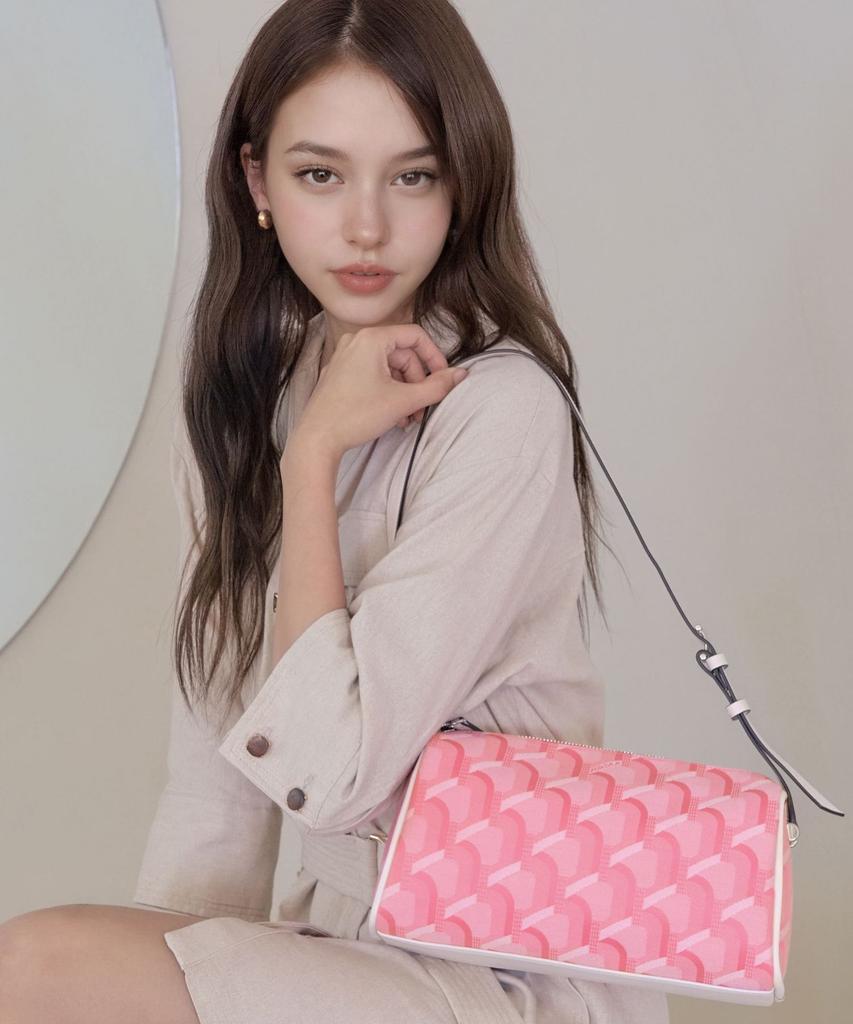 Rosa.K Jacquard Baguette Shoulder Ss_Jp (Rsysbf751Jpss)