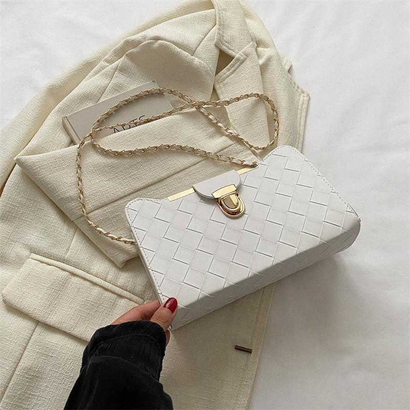 

Trendy Candy Color Women s Shoulder Bag Chic Small Square Design For Everyday Use білий