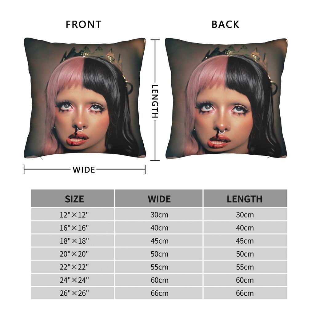 M-Melanie M-Martinez Hades Pillow Cover Design Cushion Cover Vintage Pillow Case For Sofa Home Decoration