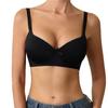 Women S Underwire Bra With Bow Push Up Comfortable Adjustment Bra