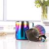 20OZ Colorful Stainless Steel Frothing Pitcher Pull Flower Cup Espresso Cappuccino Art Pitcher Jug Milk Frothers Mug Coffee Tool