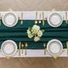 1PC/4PCS Chiffon Table Runner 30x300cm Sheer Romantic Table Runner for Wedding Birthday Party Bridal Shower Outdoor Decoration