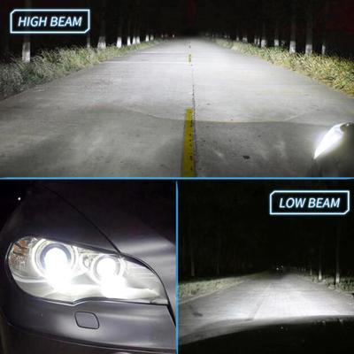 Far Auto LED H4 H7 H1 C6 Putere Mare Fază Lungă/Scurtă 7200LM Becuri LED COB Lumini Auto Lămpi de Ceață Automate Far 6000K 12V Alb