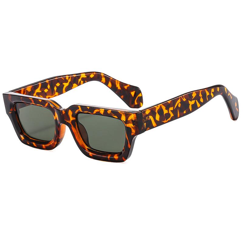 Square Small Frame Sunglasses Glasses Personalized Thick Frame Sunglasses Women