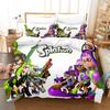 Splatoon Bedding Set Single Twin Full Queen King Size Kawaii Boys/girls Bed Set Aldult Boys Bedroom Duvet Cover Sets 3D Print