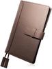A6 Size Notebook Genuine Holds 2 Pen Sticky Business Bookmark Included NC5 [BLUE SINCERE] Cover, Leather, Books, Holder, Pocket, Cards, Notes, Cards,