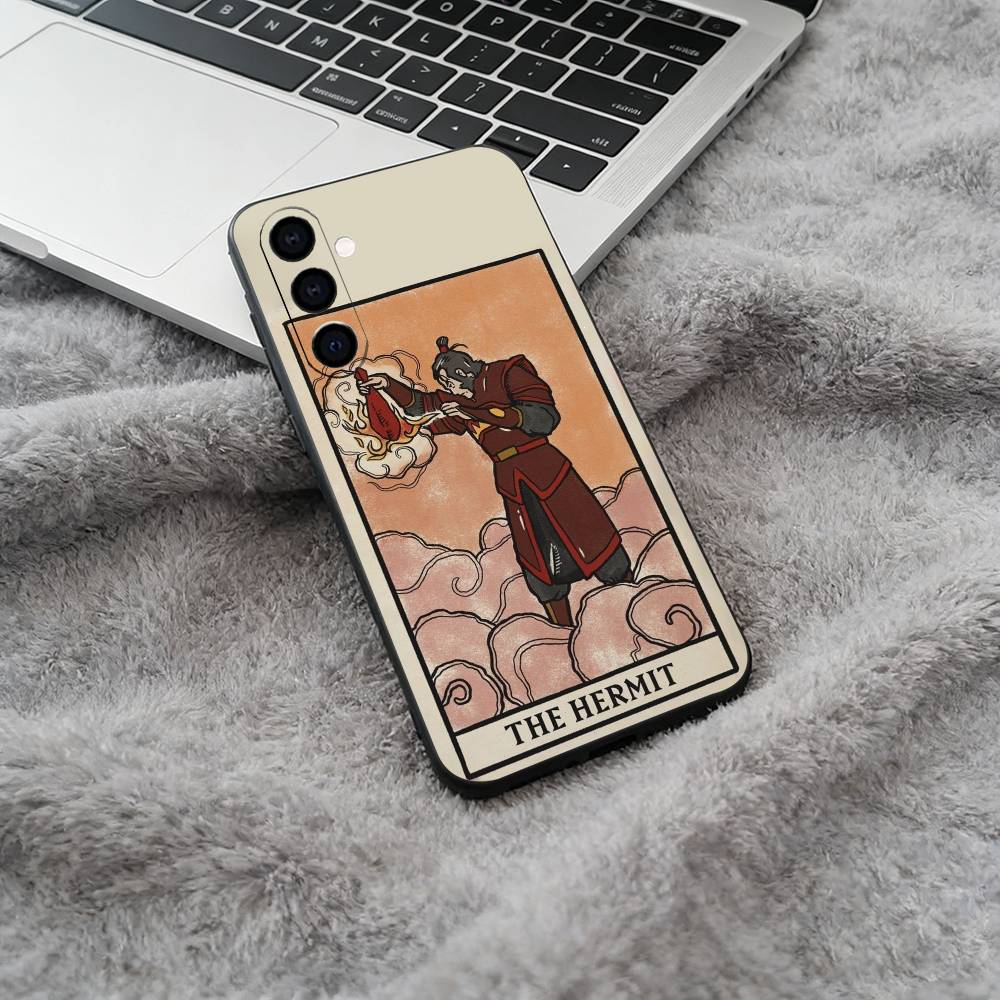 Avatar Tarot Black Soft Silicone Phone Case for Samsung Galaxy A73, A71, A72, A70, A53, A52, A51