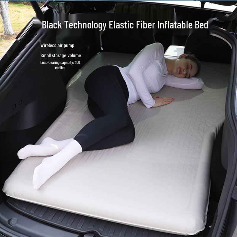 Deep Blue 07 Car Inflatable Trunk Mattress: Camping Sleeping Pad