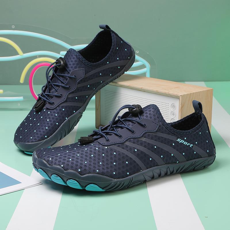 Couple Beach Shoes Barefoot Breathe River Tracing Anti-Slip Quick-Drying Beach Sand-Proof Wading Swimming Surf Snorkeling Shoes