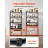 VEVOR 5 Tier Metal Garage Shelf Units 400lbs Per Shelf with Height Adjustable Storage Shelving for Warehouse Workshop Office