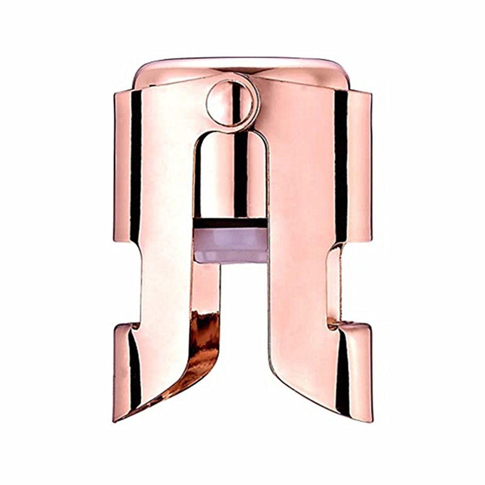 

Приладдя Нержавіюча сталь Маленькі інструменти Шампанський корок Закупорювач для вина Герметичний корок Закупорювач для пляшок 1pc-Rose Gold