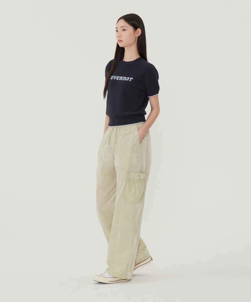 COVERNAT WOMAN Cooper Logo Half Knit Navy