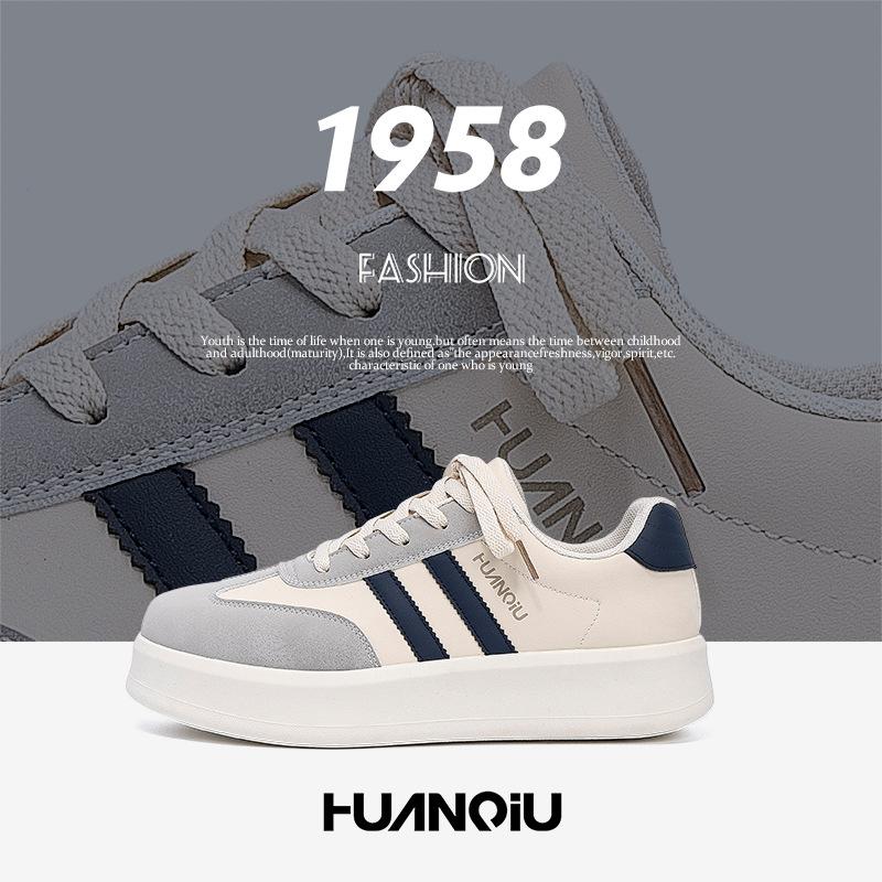Global Dexun Shoes Classic ZHQ-HY887 Summer Versatile Trend Fashion Men's Shoes Platform Heightening Board Shoes Men's Models