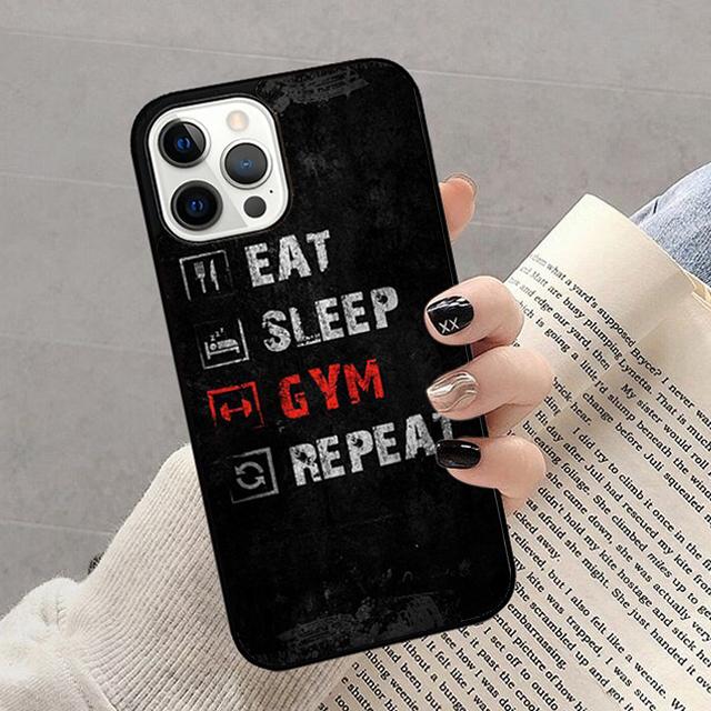 Autumu Fitness Bodybuilding Gym Phone Case Cover for iPhone 17 Air 16 16e 15 12 11 13 14 Pro Max Apple Plus Coque