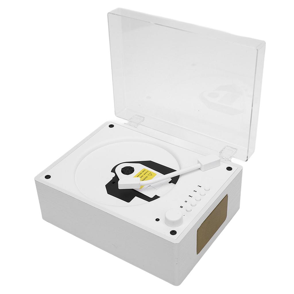 Suitcase CD Player Retro Multifunctional Clear Sound Quality with Remote Control   5.0 Portable CD Player