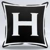 Simple Black And White Letter Printed Pillowcase Decorative Pillow Cushion Cover Suitable For Home Sofa Car Office Cushion