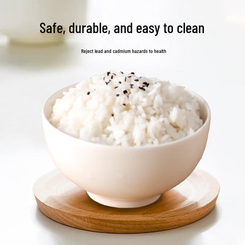 4.5-inch Ceramic Rice and Soup Bowls, 10-Pack