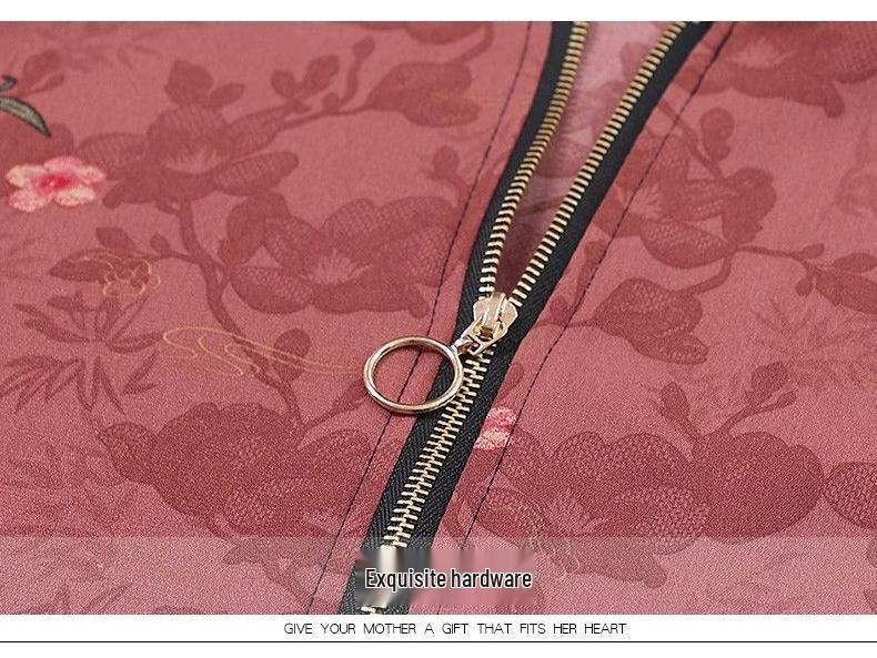 Breathable Summer 2025 Fashionable Cardigan for Middle-aged & Elderly Moms - Stylish, Thin, Casual Jacket