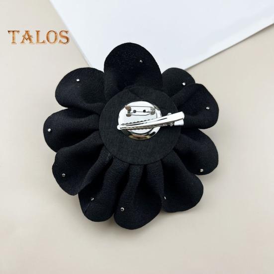 Brosche für Frauen, Blumenform, Strass, Kunstperle, rutschfest, für Tasche, Mantel, Kragen, Hut, Schal, Dekoration, Kleidungsnadel, Party, Abschlussball, Kleidungsstück, Schmuck