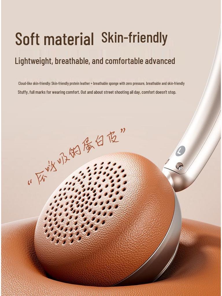 Retro Style Bluetooth Noise-Cancelling Headphones with Long Battery Life