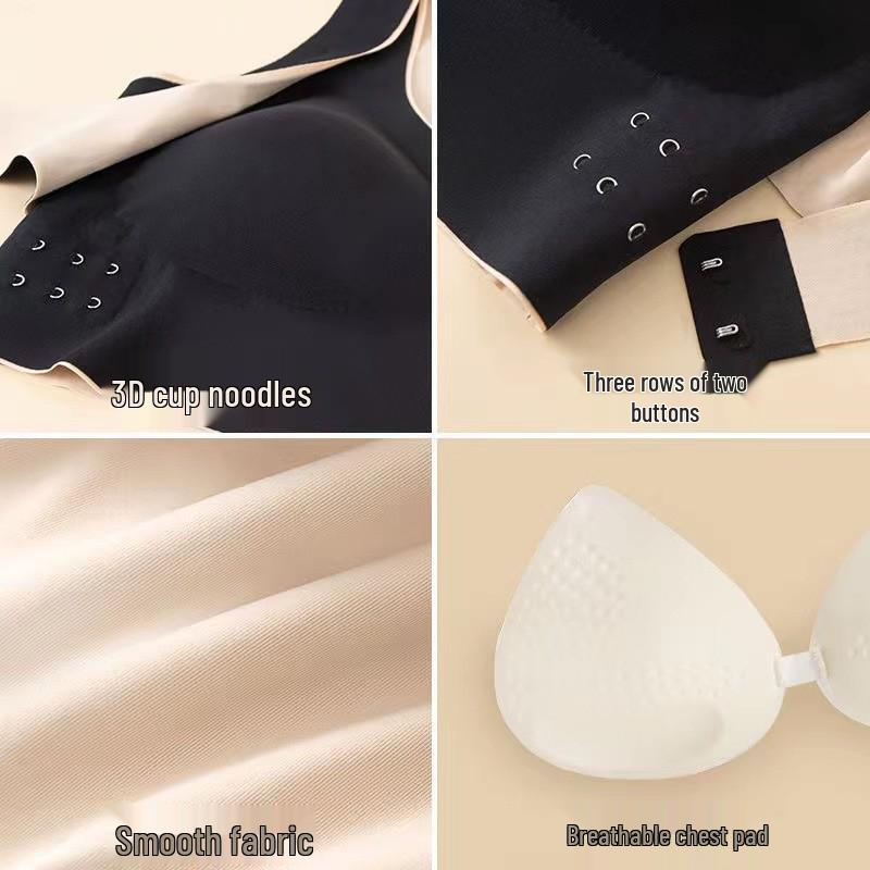 Adjustable Wireless Sports Bra for Plus Size Women – Corrective, Anti-Sagging, Side Bust Support