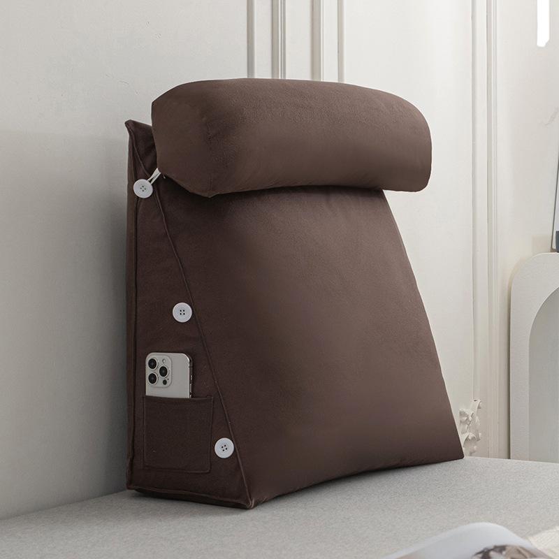 Bedhead Multifunctional Waist Protection Backrest Cushion Living Room Sofa Triangular Backrest That Can Be Disassembled Washed