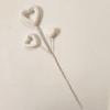 Cuore di San Valentino, Decorazioni Floreali a Forma di Fiore, Cuori in Schiuma con Glitter e Rami Floreali Fatti a Mano, Accessori a Forma di Cuore Pesca, Decorazioni per le Feste