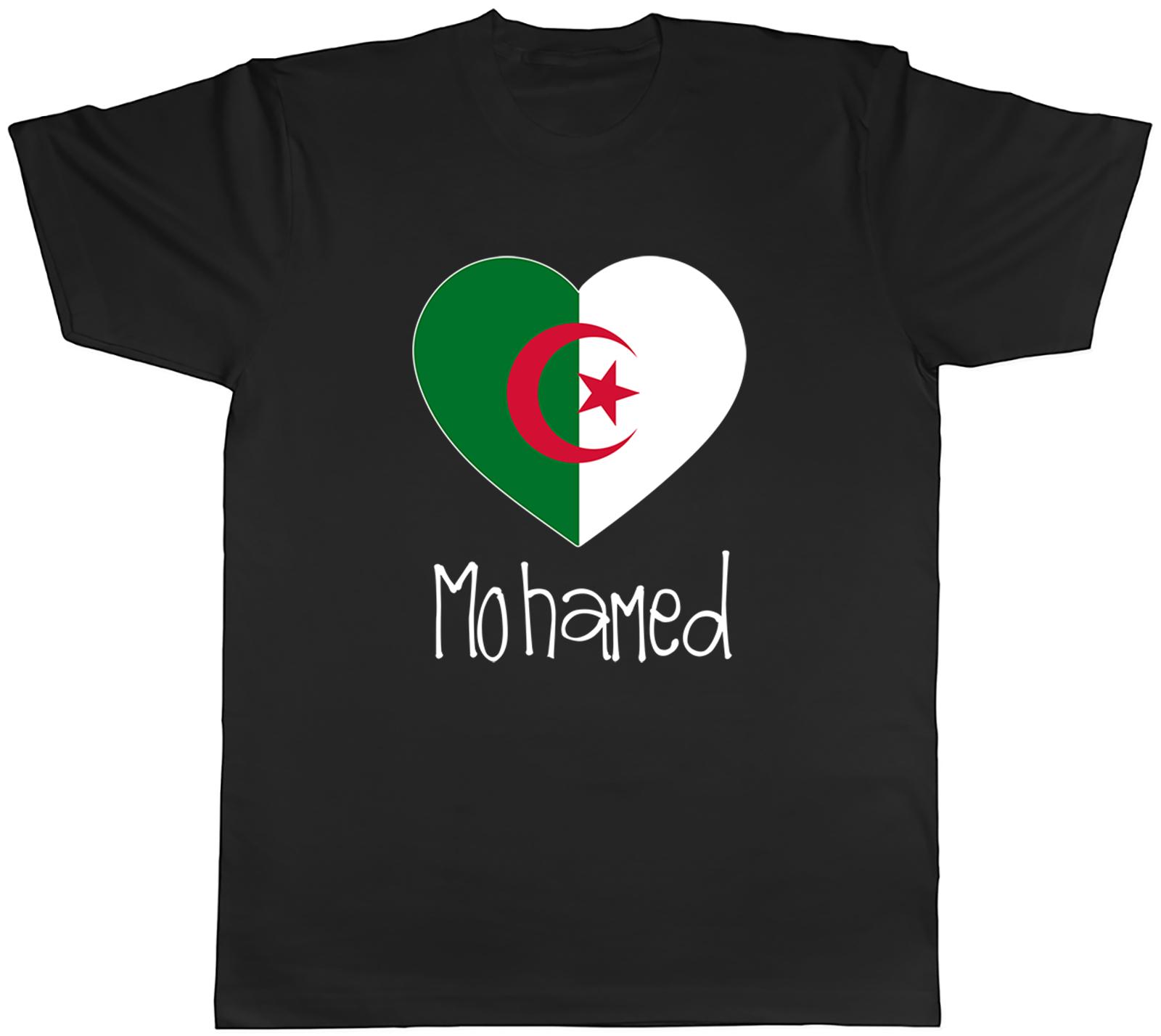 Personalised Love Algeria Football Fan Supporter Unisexs TShirt Tee Gift Top S