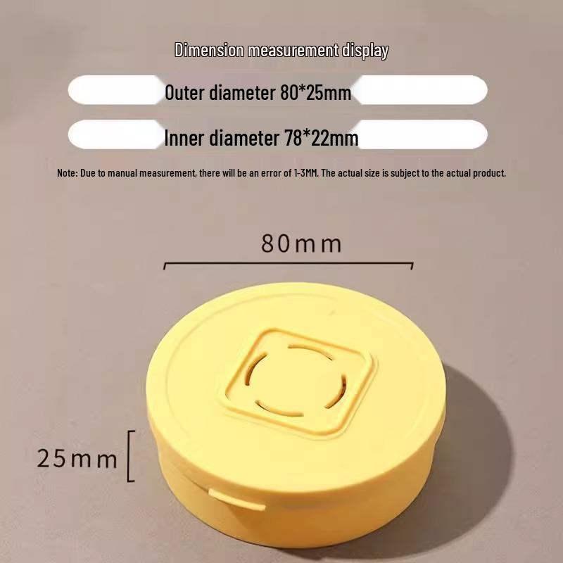 Dual-Use Marshmallow Air Cushion Makeup Sponge with Storage Box