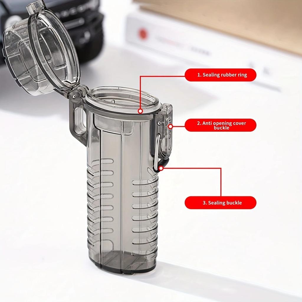 1/5pcs -Lighter Box,Waterproof Protective Lighter Box Case Cover Holder,For Home Outdoor Travel,Valentine's Day, New Year's Gift