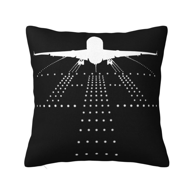 Cockpit Six Dials Flight Simulator Pilot Pillow Covers Home Decor Fashion Aviation Airplane Chair Cushion Square Pillowcase