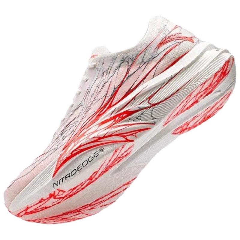 Anta C202 5 GT Pro women low-top versatile cushioned wear-resistant running shoes white-red 122455561-3