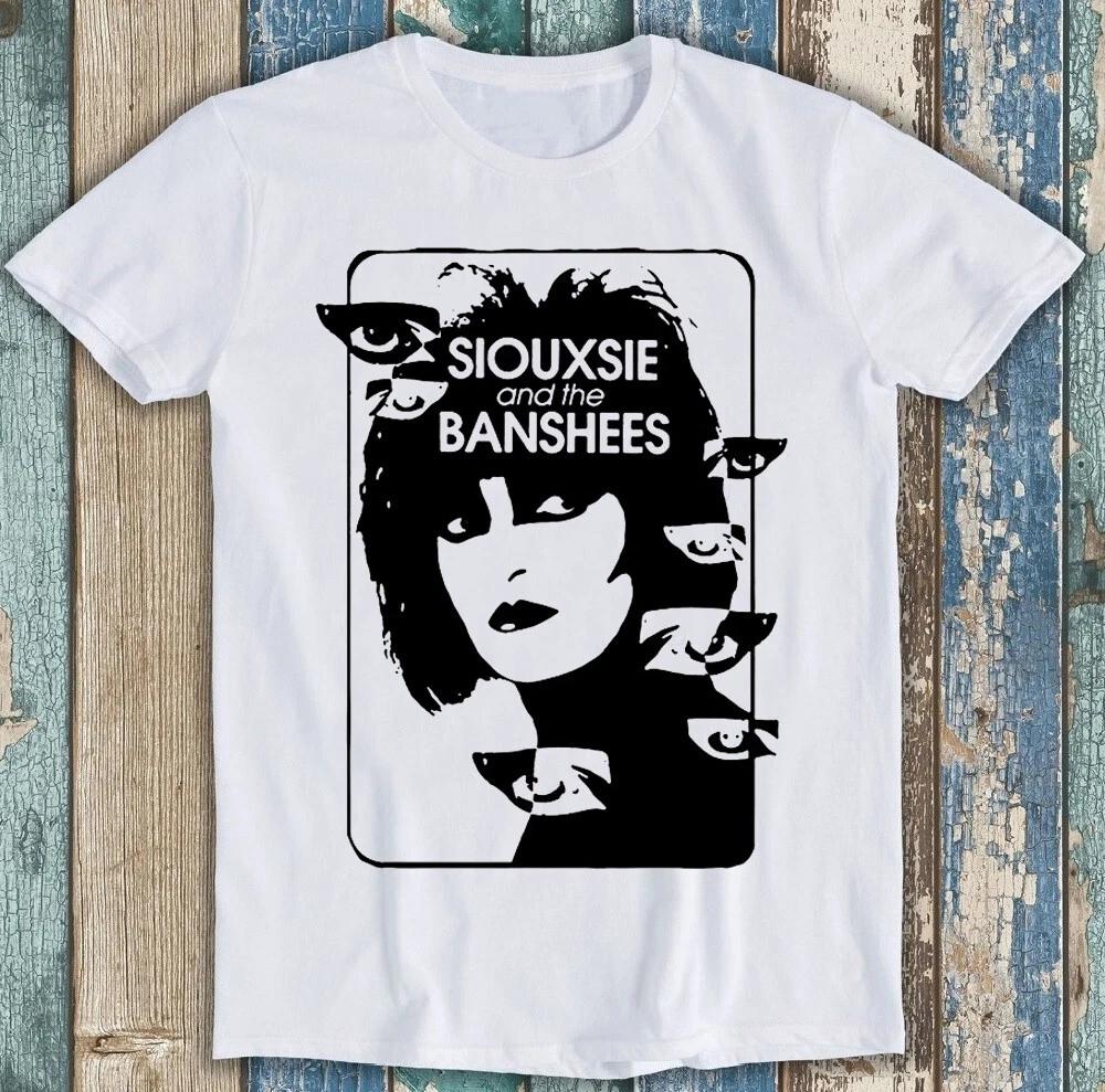Siouxsie Banshees Постер Ограниченного Издания Панк Музыка Смешной Подарок Футболка T-Shirt 1833 S