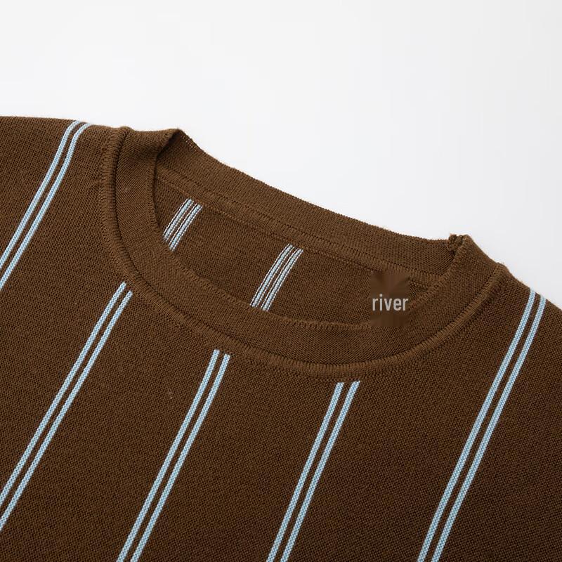 JOY SPEAKER Women's Spliced Round Neck Long Sleeve Shirt