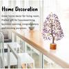 Crocon Amethyst & Citrine Gemstone Tree Feng Shui Figurine Money Bonsai Good Luck Chakra Balancing Reiki Healing Crystals Decoration  10-12